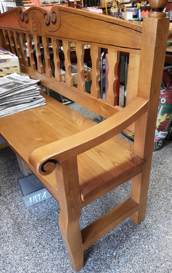 Escaño en madera maciza de CASTAÑO1