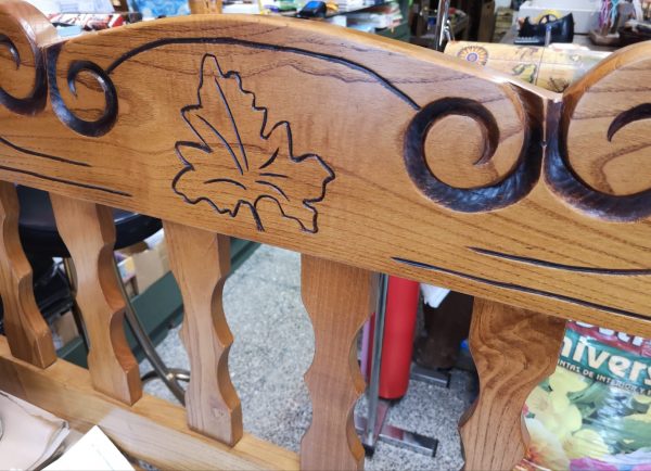 Escaño en madera maciza de CASTAÑO4