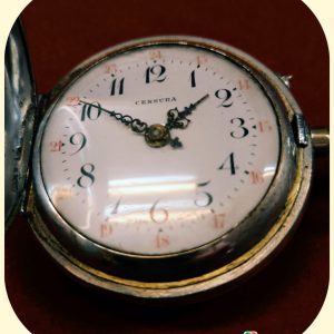 Reloj bolsillo níquel y cromo, ff S XIX pp S XX. Saboneta, tres tapas1