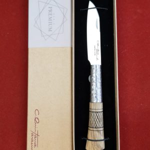 Navaja de Taramundi CQ PREMIUM Roble Cruzadillo Texturizada
