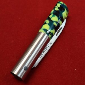 Navaja CM metraquilato amarillo y verde