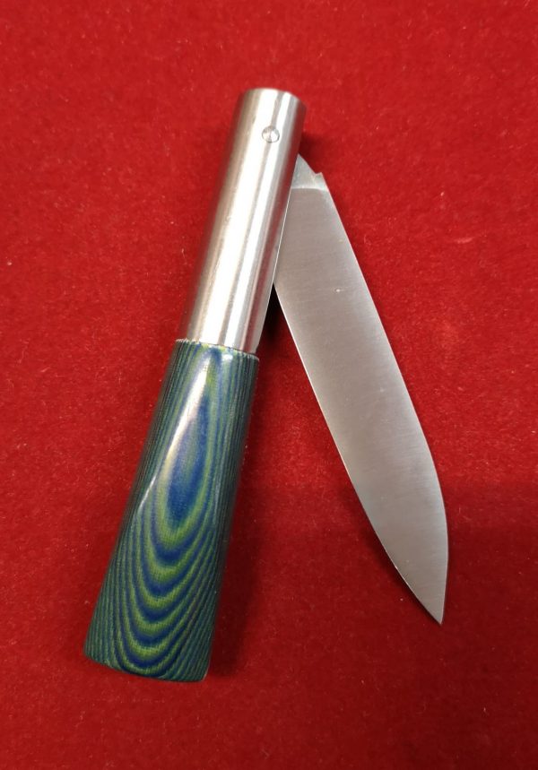 Navaja CM micarta verde-azul - Imagen 5