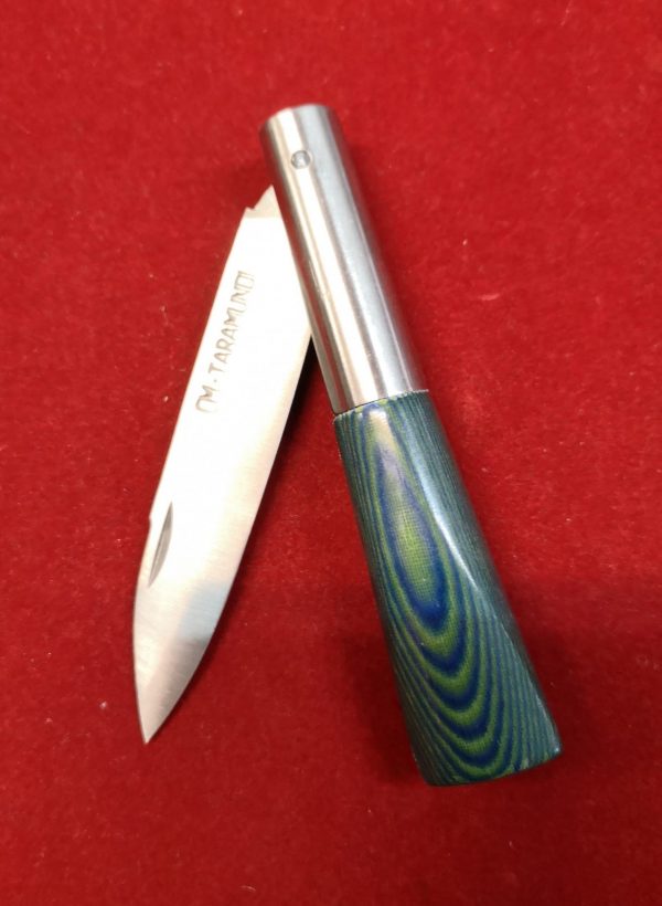Navaja CM micarta verde-azul - Imagen 4
