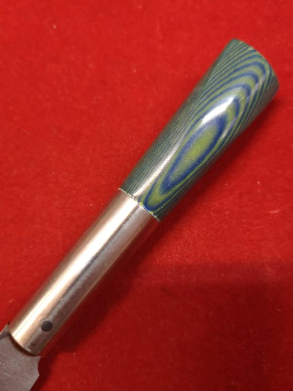 Navaja CM micarta verde-azul - Imagen 3