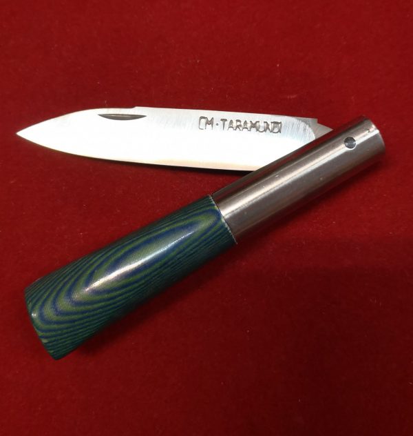 Navaja CM micarta verde-azul - Imagen 2