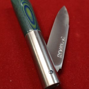 Navaja CM micarta verde-azul