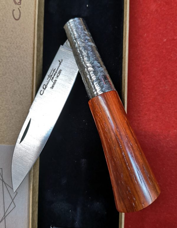 Navaja CQ PREMIUM Padauk Texturizada1