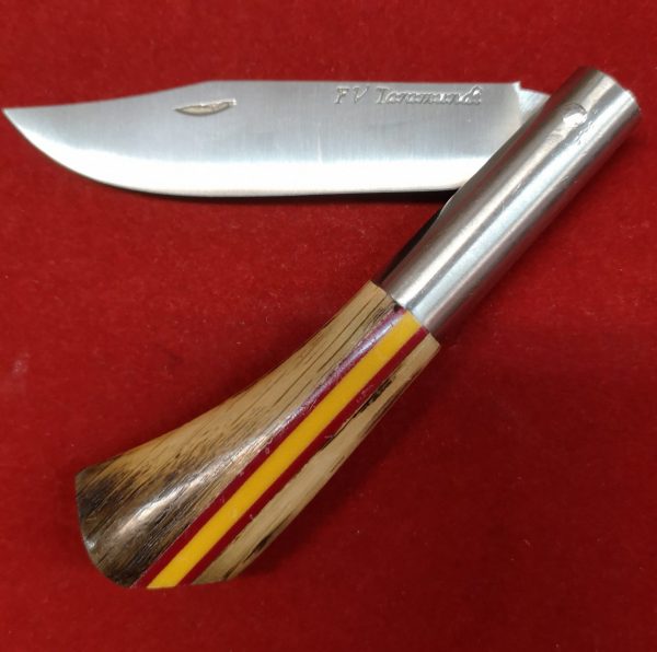 Navaja FV España madera quemada3