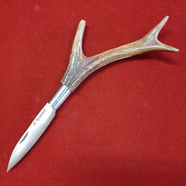 Navaja JC asta de corzo puntas 8 cm3