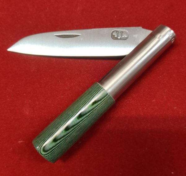 Navaja JL laminada Verde 8 cm