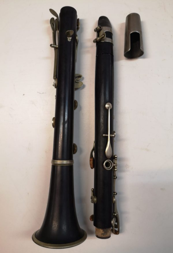 Clarinete antiguo en madera de Ébano3