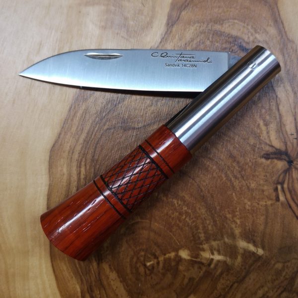 Navaja CQ PREMIUM Padauk Cruzadillo