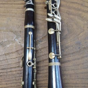 Clarinete antiguo en madera de Ébano