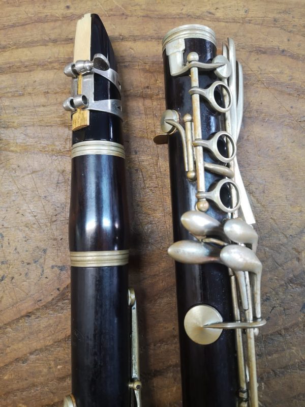 Clarinete antiguo en madera de Ébano3
