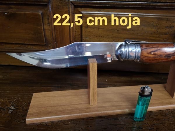 Navaja XXL Bandolera Carraca stamina madera1