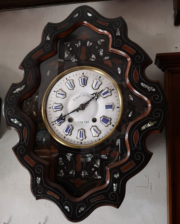 Reloj pared Ojo de Buey S XIX