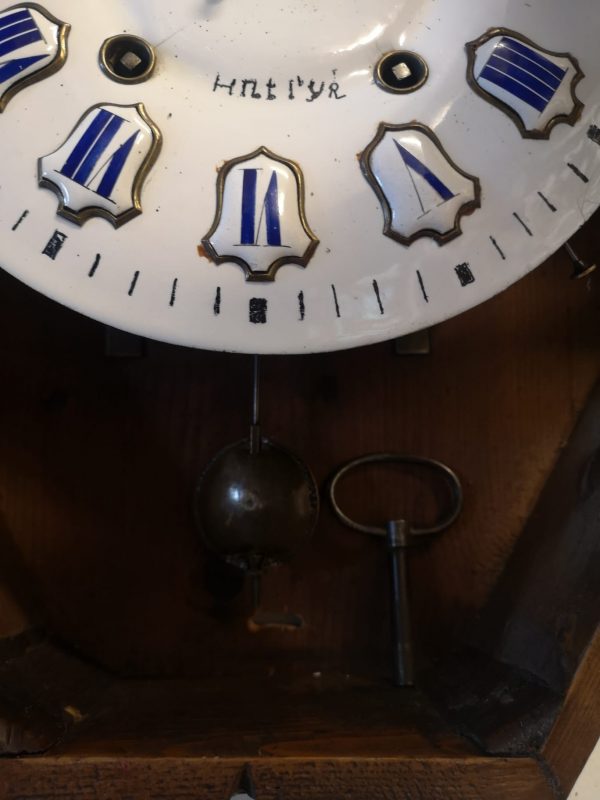 Reloj pared Ojo de Buey S XIX3