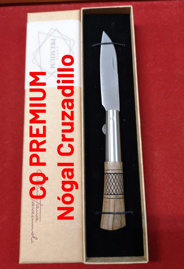 Navaja CQ PREMIUM Nogal CRUZADILLO
