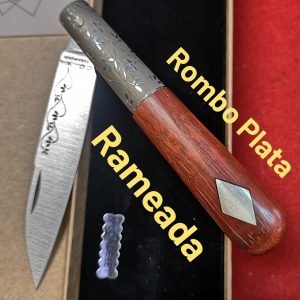 Navaja CQ PREMIUM Rameada Plata COCOBOLO