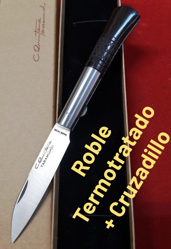 Navaja CQ PREMIUM Roble Termotratado CRUZADILLO3