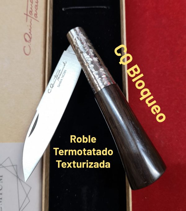 Navaja CQ PREMIUM Roble Termotratado TEXTURIZADA2