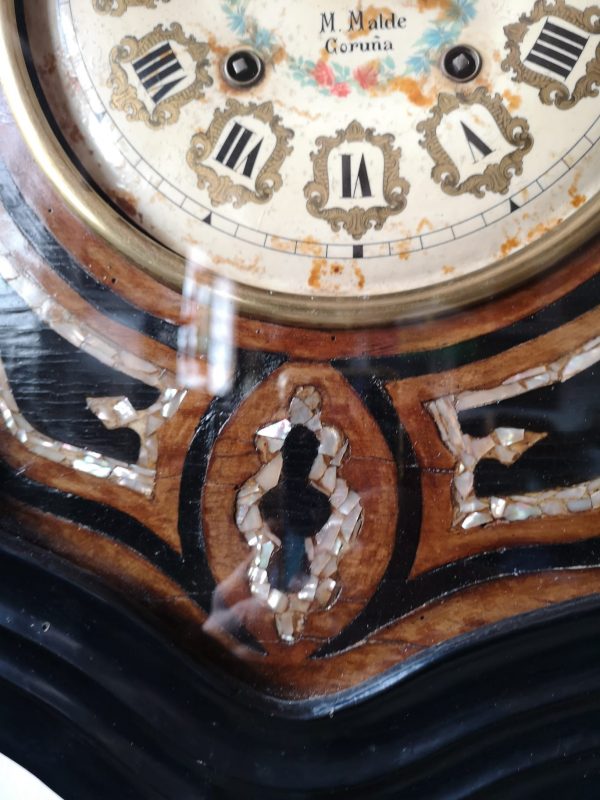 Reloj de pared Ojo de Buey S XIX 2